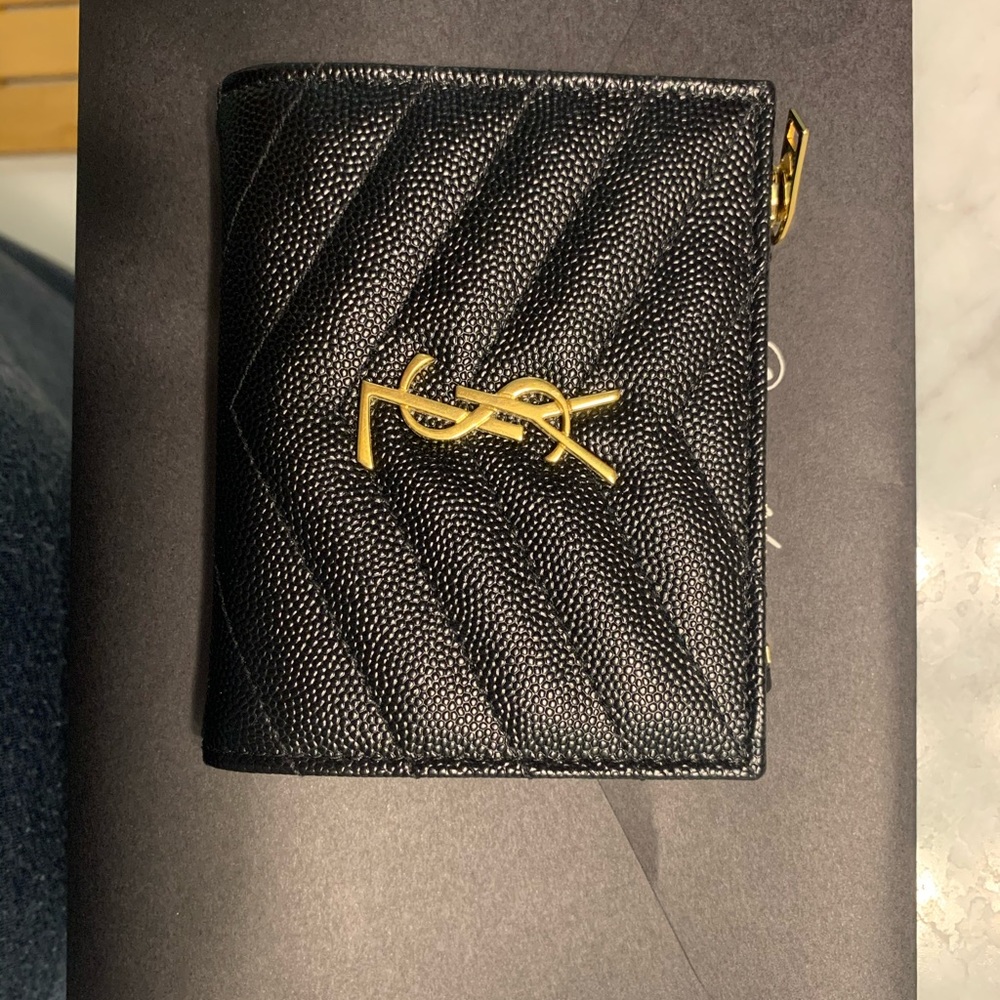 Saint Laurent bifold compact wallet